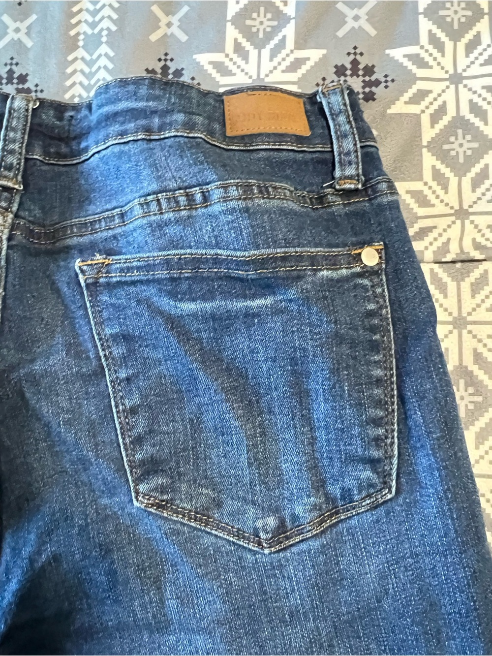Judy Blue Dark Blue Straight-Leg Women's Jeans - Picture 7 of 8